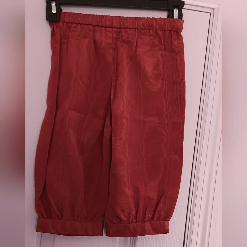 ♥️HP! Girls Vtg. Red 2 Piece Matching Set - Dress Tunic & Bottoms